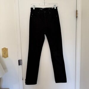 AG‎ Adriano Goldschmied Alexxis Slim Black High Rise Jeans Womens 27R